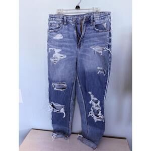 American Eagle Distressed Light Wash Denim Jeans